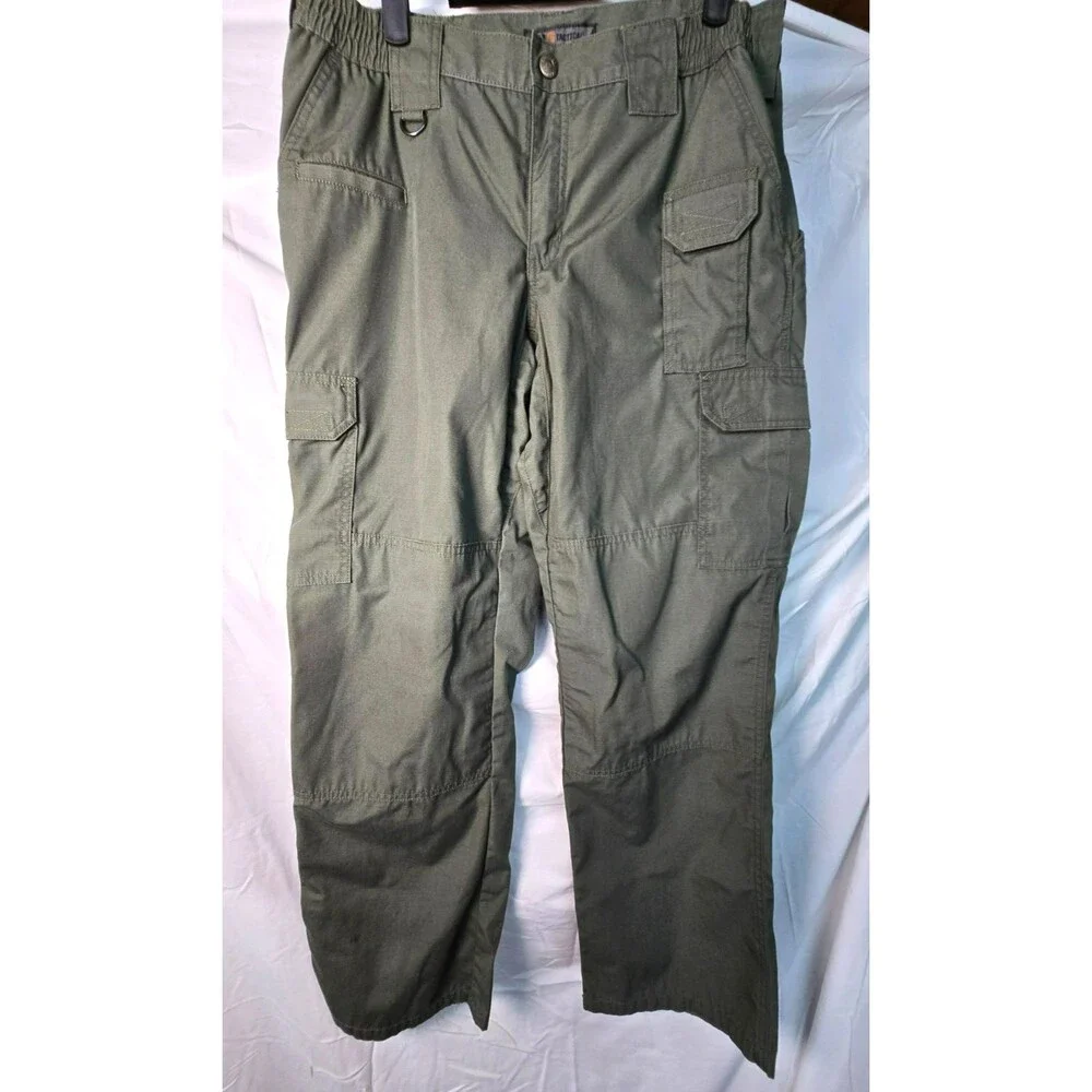 5.11 Women's TacLite Pro Pants 10 Regular TDU Green 64360 Solid Tactical Cargo